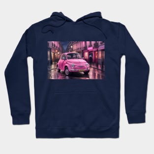 Pink Fiat 500 Hoodie